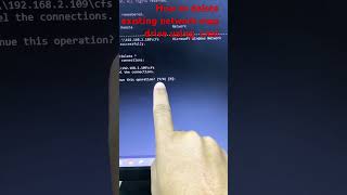 How to permanently delete network map drive using cmd in windows #shorts