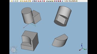 FreeCAD.#22. Инструменты "Булевы операции" и "Перемещение"