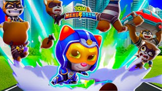 Talking Tom Hero Dash - Super Trooper Tom Rescue All The Heroes & Defeat All Boses - Fullscreen HD