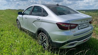 Lada Vesta Cross AT 1.8 CVT - 17 дюймов на трассе