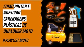 Como pintar e adesivar carenagens plásticas de qualquer moto