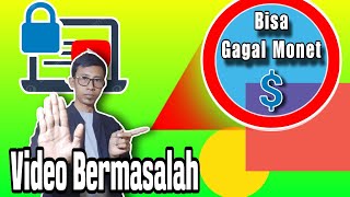 Hati-Hati‼️Pengajuan Monetisasi Bisa Ditolak Karena Memprivasi Video Yang Bermasalah.