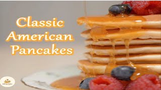 Soft and Fluffy Pancakes || Sweet Cream Pancakes || American Pancake recipe