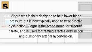 What are the advantages of using Viagra