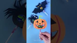 HỘP ĐỰNG KẸO QUE HALLOWEEN Tự Làm / Halloween Lollipop Holder #halloween_decoration