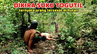 Viral !! Dikira Suku Togutil Ternyata Orang Tersesat Di Hutan