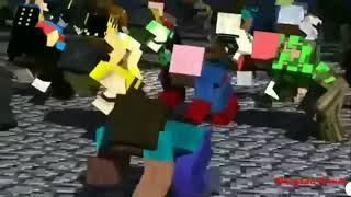 OBRIGADO POR ASSISTIR, PERSONAGENS DE MINECRAFT DANÇANDO - MEME BASE + DOWNLOAD