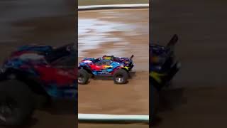 Traxxas rustler 4x4 at the track #rc #rccars #rcbasher #traxxas #rcracing #rc200