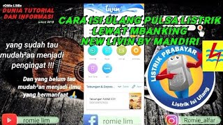 cara beli token listrik di new livin by mandiri mudah dan gampang