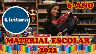 COMPRANDO MEU MATERIAL ESCOLAR 2022 - 6•ANO