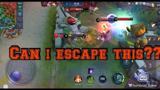 I escape death twice!! || Epic gameplay || Mobile Legend