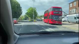 ￼ the carnage at the new Road roundabout after the gas leak