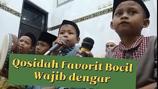 Sholawat Favorit anak² Mudah dihafal - AlQolbu Mutayyam ( Dafa Bocil musholla )