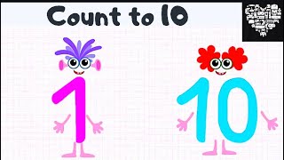 NUMBERS COUNTING TO 10 Kids Learn to Count SUPER SIMPLE KIDS APP