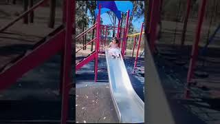 Cute Baby Playing On Slide... #viral #youtube #shortvideo #shorts