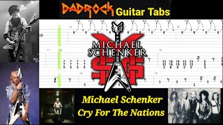 Cry For The Nations - Michael Schenker - Guitar + Bass TABS Lesson