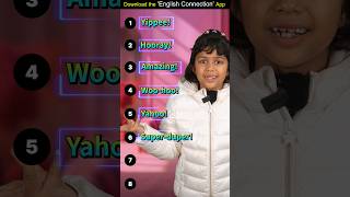 Different ways to show Excitement, Kids English Practice, Adi Connection #shorts