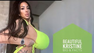 Beautiful Kristine Curvy Model & Plus Size Wiki-Body Positivity-Instagram Star-Fashion Model & Bio