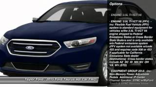 2015 FORD TAURUS Taylor, MI 111922