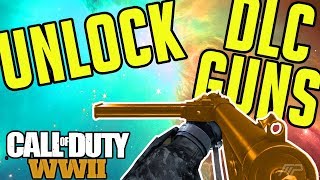 The BEST WAY TO GET THE "Winter Siege" DLC Weapons in Call of Duty WW2! (Sten, Gewehr, MPMG)