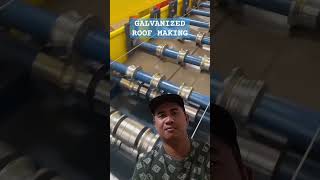 How Metal Roof panels were made? The Machine is so Amazing!