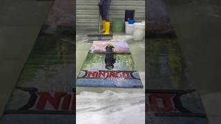 Someone Cleans a Lego Ninjago Movie Carpet!