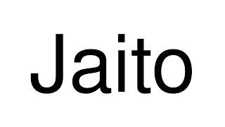 How to Pronounce Jaito (India)