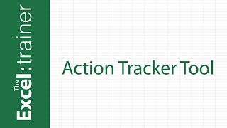 Excel-Based Action Tracker Tool