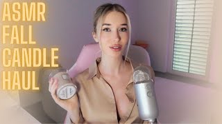 ASMR Fall Candle Haul 2024