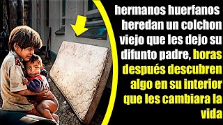 Hermanos Huérfanos Heredan Colchón Viejo De Su Difunto Padre, Sin Saber Que En Su Interior Había...