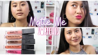 SLEEK Matte Me Liquid Lipstick Swatches | Lexy Rodriguez