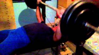 bench press raw 19&1/2 100kg