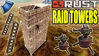 Rust: RAID TOWERS RETURN! - Rust Twig Raiding Update + PvP - Building in to Turret City | vanilla