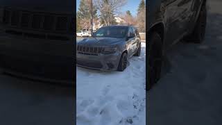 Snowbashing in the TRACKHAWK?? #trending #viral #shorts #youtube #youtubeshorts #ytshorts