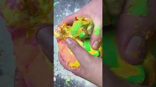 ASMR Mixing All The Clay Together Oddly Satisfying (No Talking) #asmr #oddlysatisfying