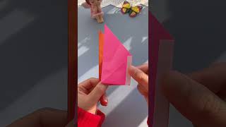 EASY CRAFT IDEAS | School Craft Idea/ DIY Craft/ School hacks/ Origami craft/paper gift idea #shorts