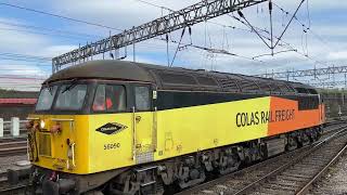 Colas Rail from Toton North Yard to  Crewe T M D Sunday 21st April 2024