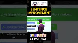 Sentence Improvement English | SSC CGL CDS NDA | #shorts #englishgrammar #sentenceimprovement