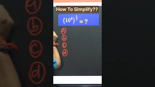 Exponent Power Math #maths #shotrs #ytshorts #mathproblem