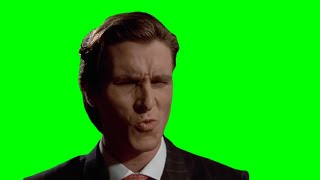 Patrick Bateman Sigma Face Scene - Green Screen