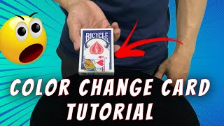 Change Card Magic Easy Tutorial