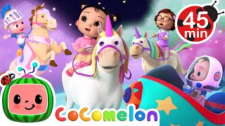 Kids Play Pretend Songs ✨ Magical Pony Ride + Unicorn Song ✨ MORE CoComelon Nursery Rhymes & Songs