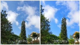 Huawei p40 pro vs Samsung galaxy s20 ultra camera test....