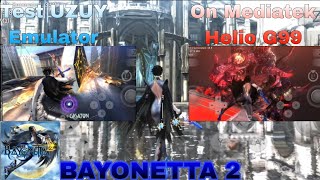 Bayonetta 2 (Nintendo Switch) on Android, Mediatek Helio G99, test UZUY Emulator