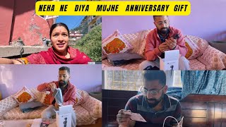 Neha Ne Diya Mujhe Anniversary Gift // One Of The Best Surprise Gift // Dhruv And Anjana Ne Ki Help