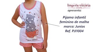 Pijama feminino infantil ref. PJI1004