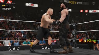 WWE 2k19 Brock Lesnar vs Braun Strowman Full Match on NXT Take Over in Hindi Commentary