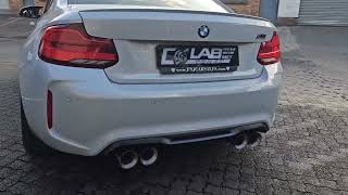 Colab Valvetronic exhaust & catless downpipes on M2 Comp