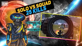 Solo vs Squad 25 Kills with M416 + MG3 | Intense BGMI Gameplay | RapUp Gaming" #bgmi #pubgmobile