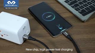 Miccell Hot Selling New PD60W PD100W and PD 240W USB C Lightning Fast Charging Cables